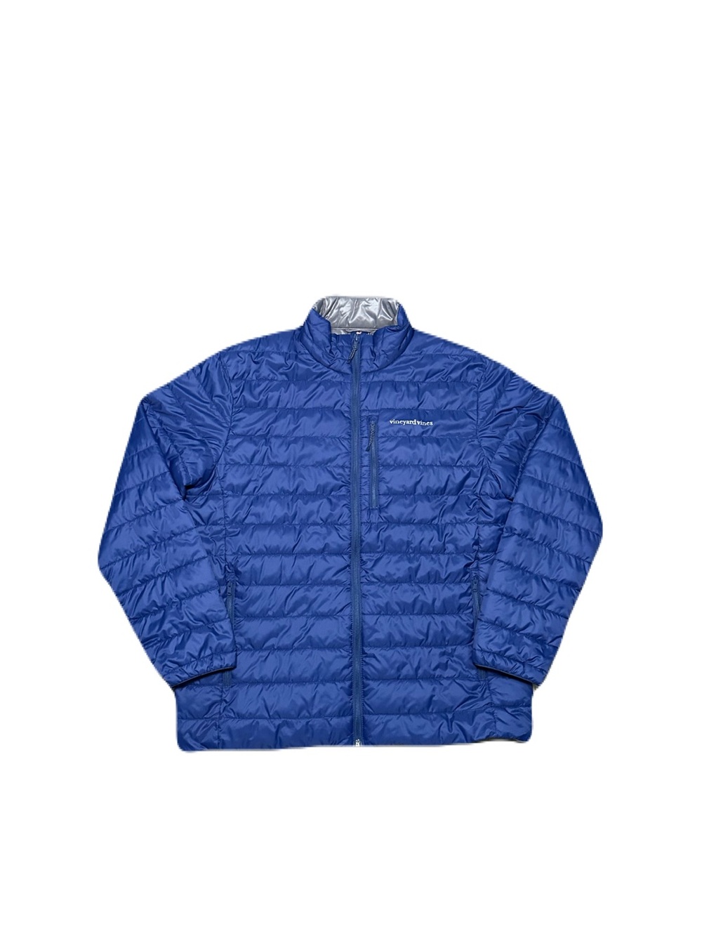 Vineyard Vines Jacket Mens Large Blue PrimaLoft Quilted Puffer Full Zip Outdoor